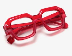 Sabine Be frames in red acetate